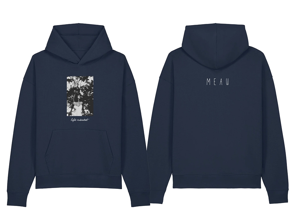 Liefde Onderschat Hoodie Hoodie Navy